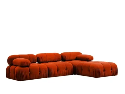 Detail produktu Rohová modulárna sedacia súprava Bubble 288 cm s taburetom - výber z 8 prevedení