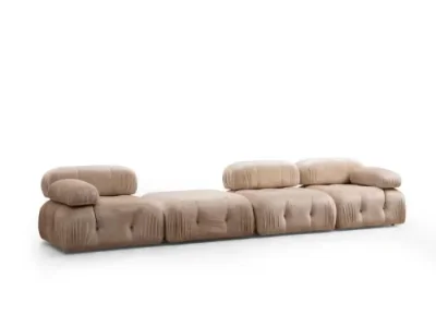 Detail produktu Rohová modulárna sedacia súprava Bubble 288 cm s taburetom - výber z 8 prevedení