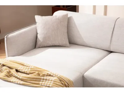 Detail produktu Rohová sedacia súprava Belissimo 270 cm biela ľavá