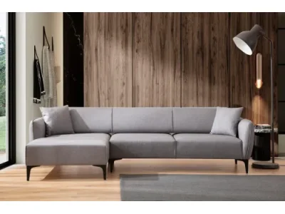 Detail produktu Rohová sedacia súprava Belissimo 270 cm svetlosivá ľavá