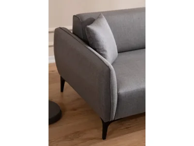 Detail produktu Rohová sedacia súprava Belissimo 270 cm svetlosivá pravá