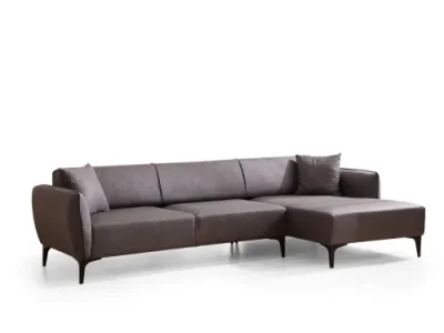 Detail produktu Rohová sedacia súprava Belissimo 270 cm tmavosivá pravá