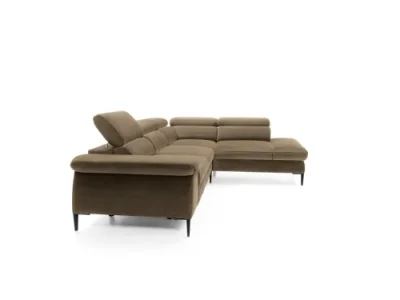 Detail produktu Rohová sedacia súprava Blues L hnedá pravá