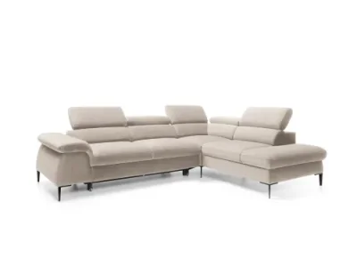 Rohová sedacia súprava Blues L krémová pravá