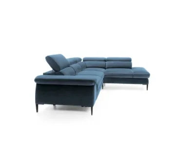 Detail produktu Rohová sedacia súprava Blues L modrá pravá