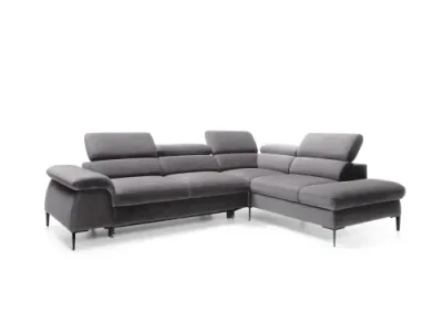 Detail produktu Rohová sedacia súprava Blues L sivá pravá