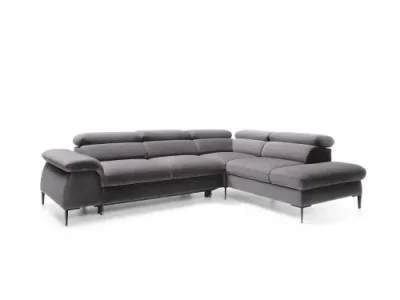 Detail produktu Rohová sedacia súprava Blues L sivá pravá