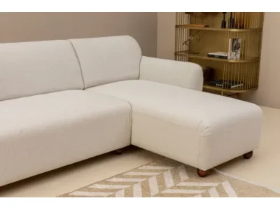 Detail produktu Rohová sedacia súprava Eddy 273 cm biela pravá