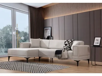 Rohová sedacia súprava Horizon 250 cm ecru ľavá