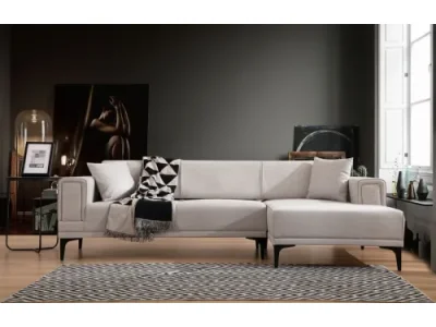 Detail produktu Rohová sedacia súprava Horizon 250 cm ecru pravá