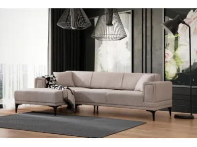 Detail produktu Rohová sedacia súprava Horizon 250 cm svetlohnedá ľavá