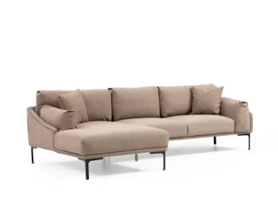 Detail produktu Rohová sedacia súprava Leo 255 cm mocha ľavá