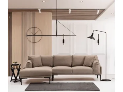 Detail produktu Rohová sedacia súprava Leo 255 cm mocha ľavá