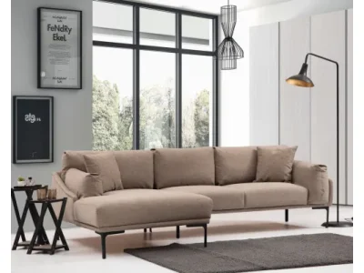 Detail produktu Rohová sedacia súprava Leo 255 cm mocha ľavá