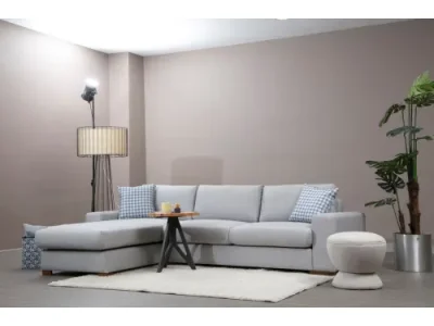 Detail produktu Rohová sedacia súprava Loop 290 cm sivá ľavá