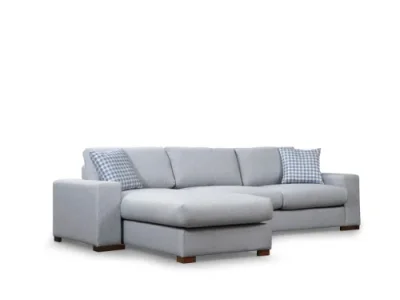 Detail produktu Rohová sedacia súprava Loop 290 cm sivá ľavá