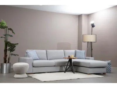 Rohová sedacia súprava Loop 290 cm sivá pravá