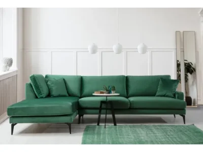 Detail produktu Rohová sedacia súprava Papira 283 cm zelená ľavá