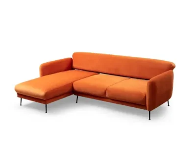 Rohová sedacia súprava Sevilla 270 cm oranžová ľavá