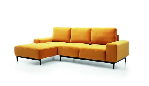 Rohová sedacia súprava Vero žltá ľavá