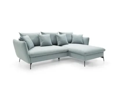 Rohová sedacia súprava Viton modrá pravá