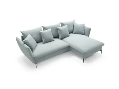 Detail produktu Rohová sedacia súprava Viton modrá pravá