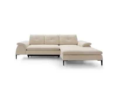 Rohová sedacia súprava Zonda M krémová pravá