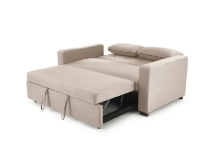 Detail produktu Rozkladacia dvojmiestna pohovka Paulinio 170 cm béžová