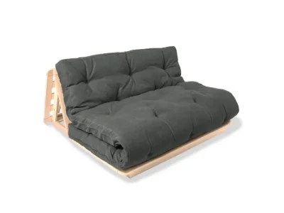 Rozkladacia futonová pohovka LAYTI 01 140 cm z - výber z 10 prevedení