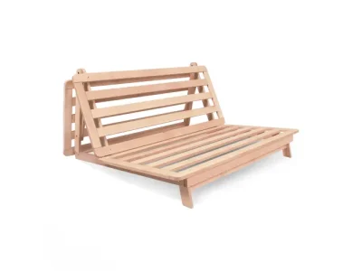 Detail produktu Rozkladacia futonová pohovka LAYTI 01 140 cm z - výber z 10 prevedení