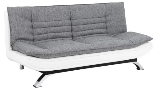 Rozkladacia pohovka Faith sivobiela