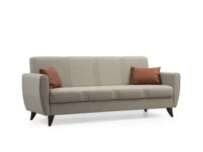 Detail produktu Rozkladacia trojmiestna pohovka Zaden 214 cm béžová