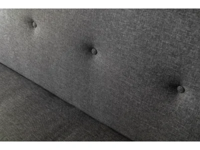 Detail produktu Rozkladacia trojmiestna pohovka Zola 180 cm sivá