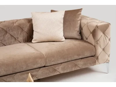 Detail produktu Štvormiestna pohovka Como 344 cm tmavo krémová