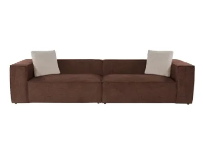 Detail produktu Štvormiestna pohovka Lora 300 cm hnedá