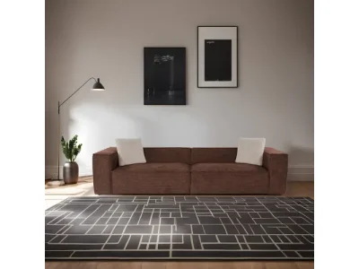 Detail produktu Štvormiestna pohovka Lora 300 cm hnedá