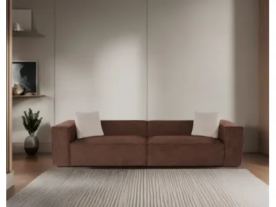 Detail produktu Štvormiestna pohovka Lora 300 cm hnedá