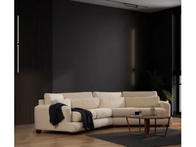 Detail produktu Štvormiestna pohovka River 330 cm ľavá béžová