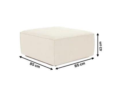 Detail produktu Taburet FORA 85 cm ekru