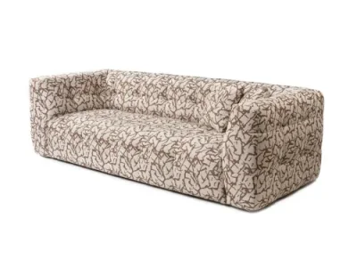 Detail produktu Trojmiestna pohovka Cady 235 cm béžová so vzorom