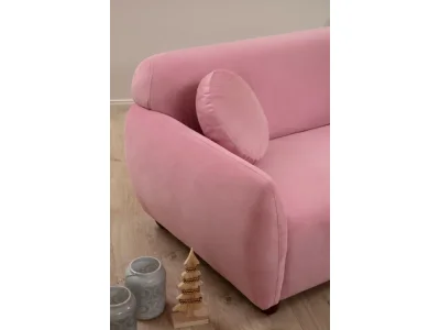 Detail produktu Trojmiestna pohovka Eddy 223 cm ružová