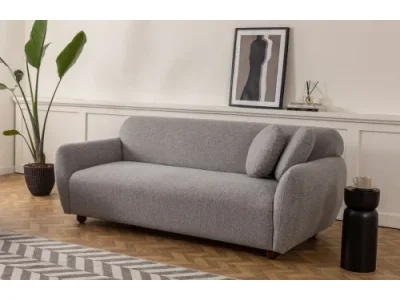 Trojmiestna pohovka Eddy 223 cm svetlosivá