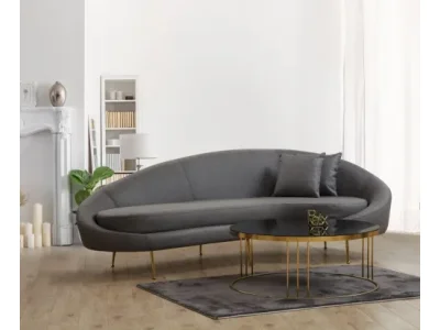 Detail produktu Trojmiestna pohovka Eses 255 cm tmavosivá pravá