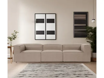 Detail produktu Trojmiestna pohovka Fora 296 cm hnedá