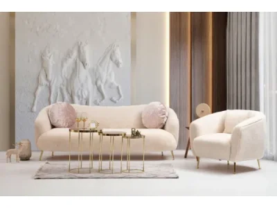 Detail produktu Trojmiestna pohovka Istiridye I 215 cm béžová