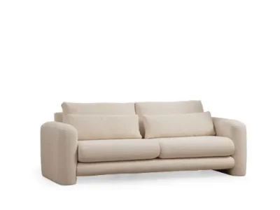 Trojmiestna pohovka Lily 215 cm krémová