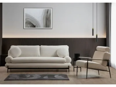 Detail produktu Trojmiestna pohovka Livorno 230 cm biela