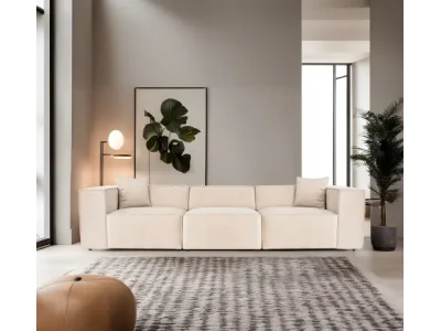 Detail produktu Trojmiestna pohovka Lora 303 cm krémová