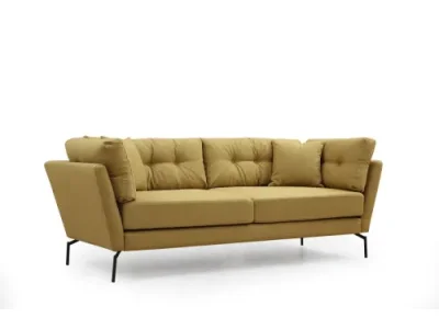 Trojmiestna pohovka Mapa 214 cm žlto-zelená