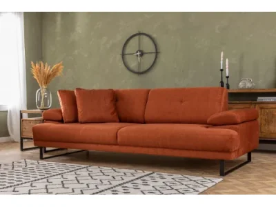 Detail produktu Trojmiestna pohovka Mustang 239 cm oranžová